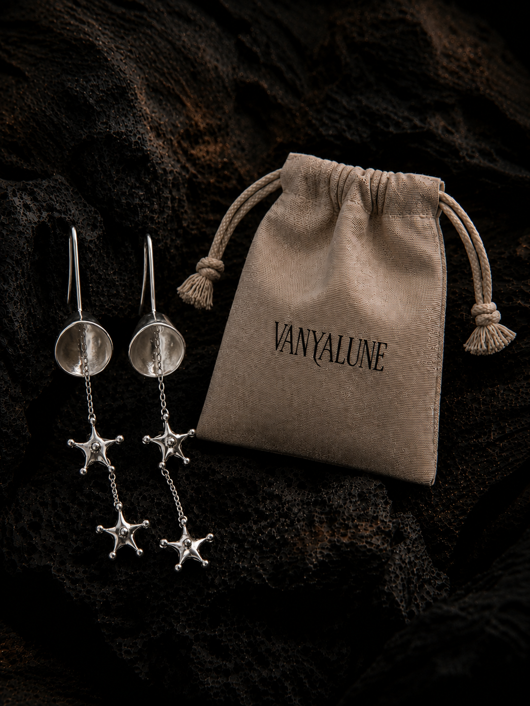 Bell Star Tassel Ear Hook