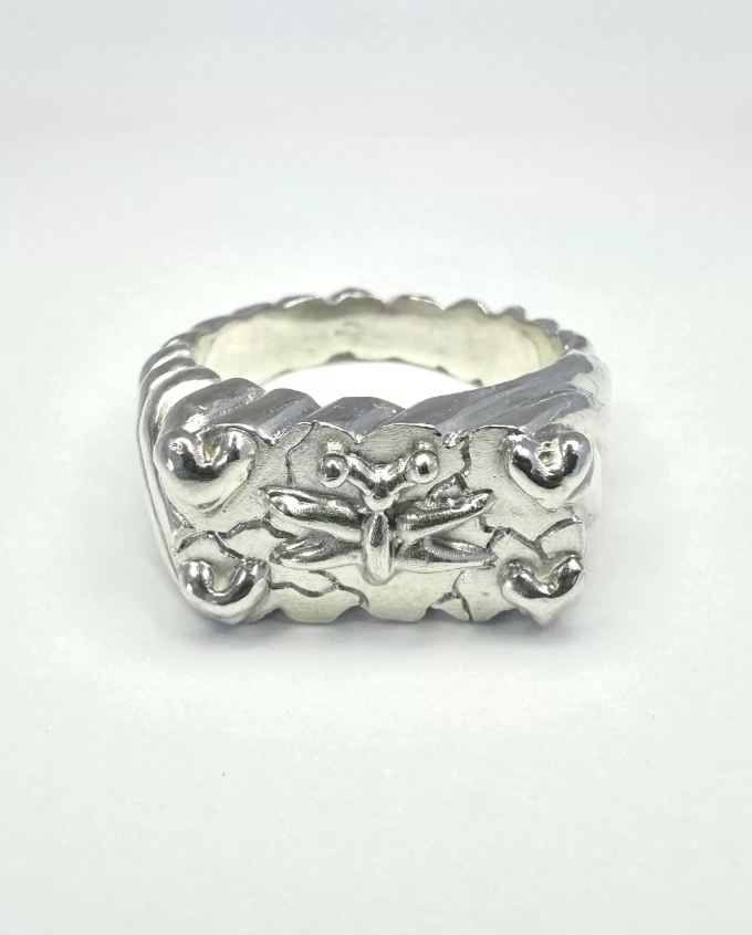 Irregular Heart Relic Ring