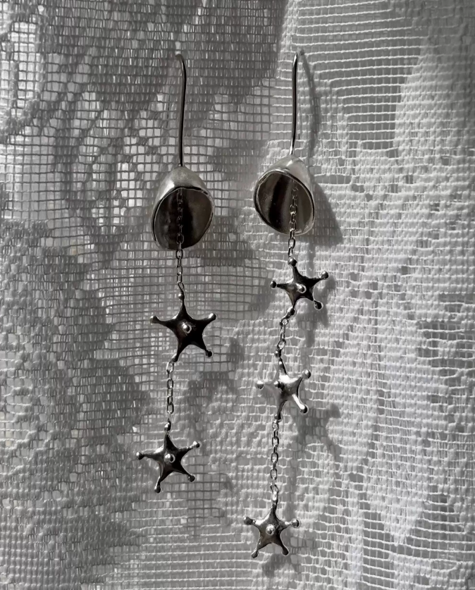 Bell Star Tassel Ear Hook