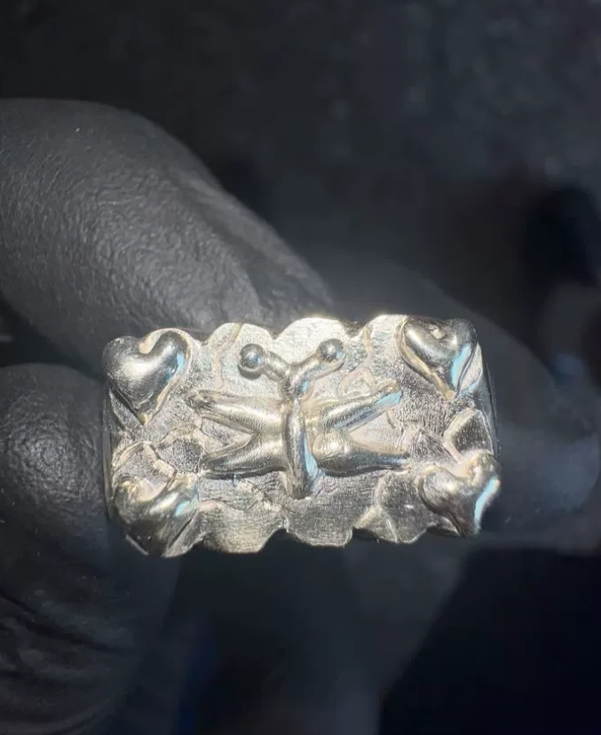 Irregular Heart Relic Ring