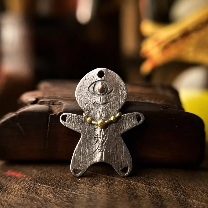 Fortune Doll Talisman Necklace