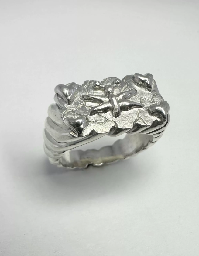 Irregular Heart Relic Ring