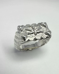 Irregular Heart Relic Ring