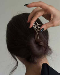 Sculptural Thorn Hair Pin